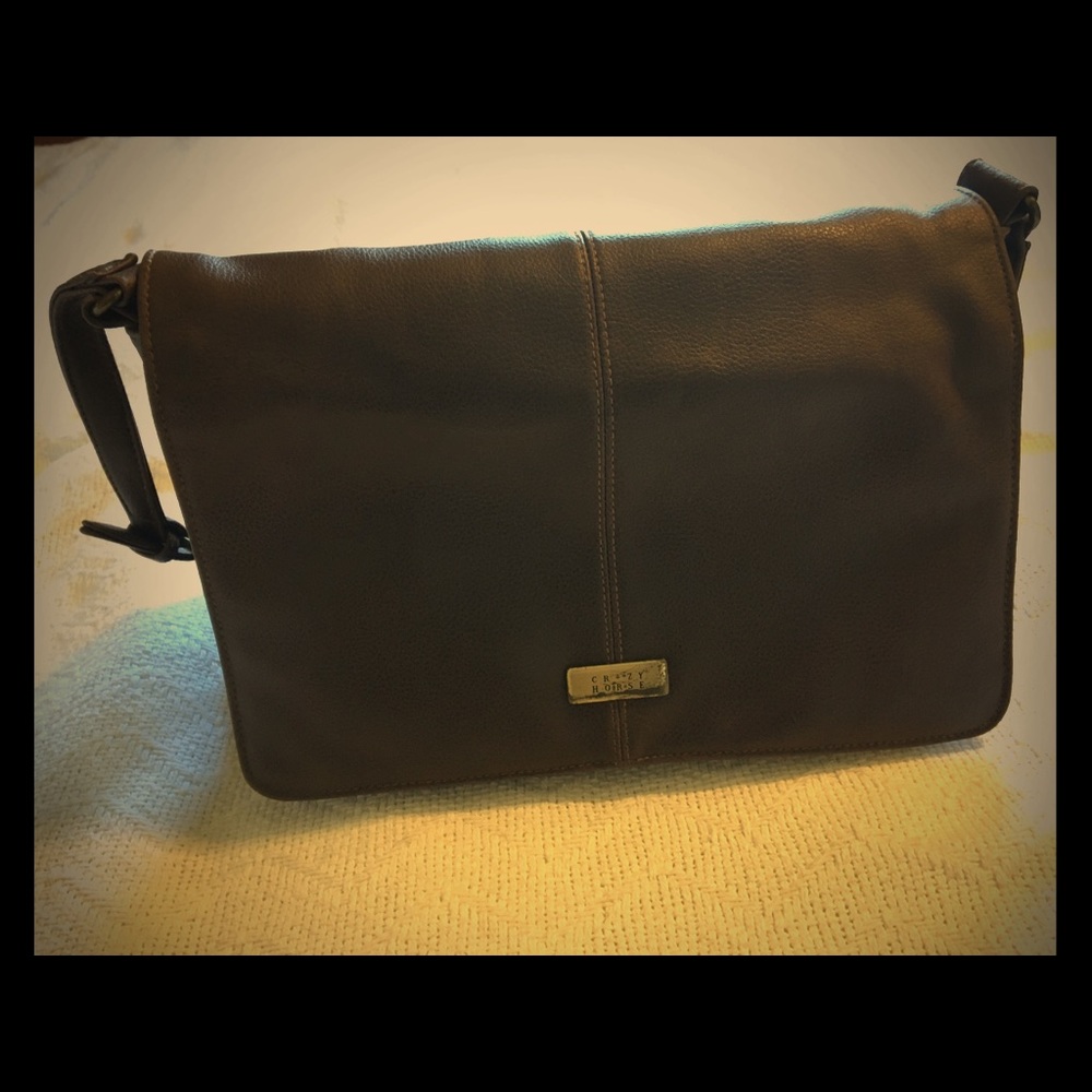Crazy Horse by Liz Claiborne Handbag Brown